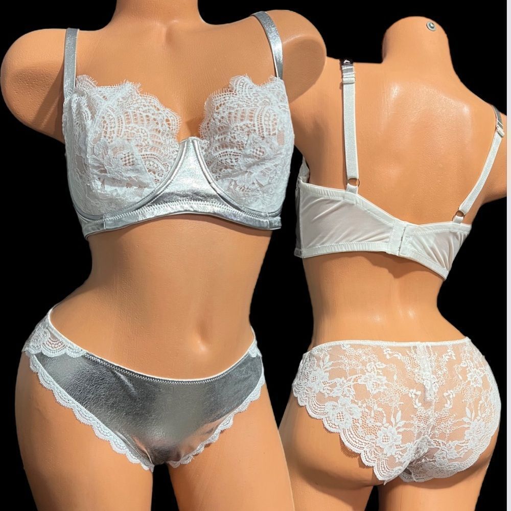 Victorias Secret LUXE Set Dream Angels Push up without Padding bra & Cheekini